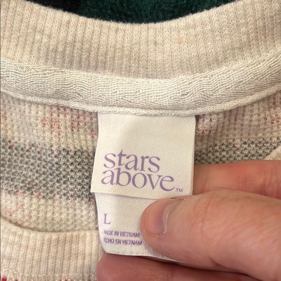 LOT: Stars Above Cozy Knit brushed thermal pajamas - Picture 2 of 5